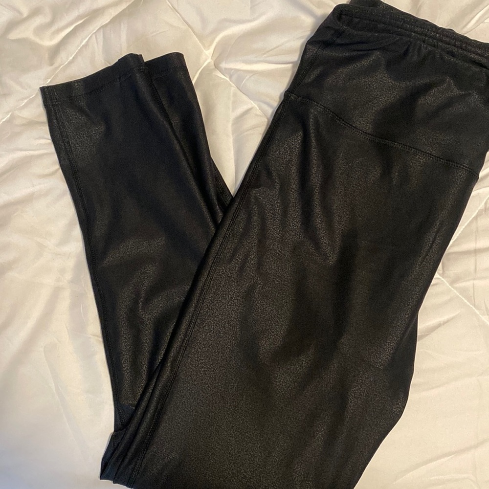 Faux leather leggings